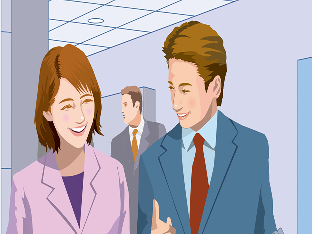 同事的问候 Greetings Between Colleagues